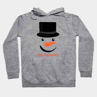 Vail, Colorado Winter Snowman Hoodie